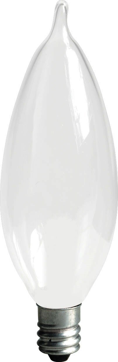 GE Lighting Lâmpada de ponta curvada GE G E 66106, 40W, fosca